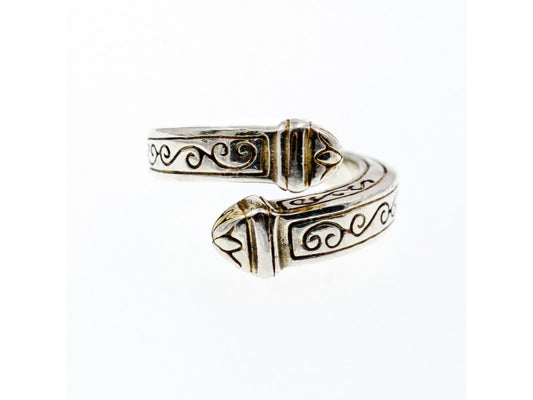 Vintage 925 Sterling Silver Ring Size 5.5 (Adjustable)