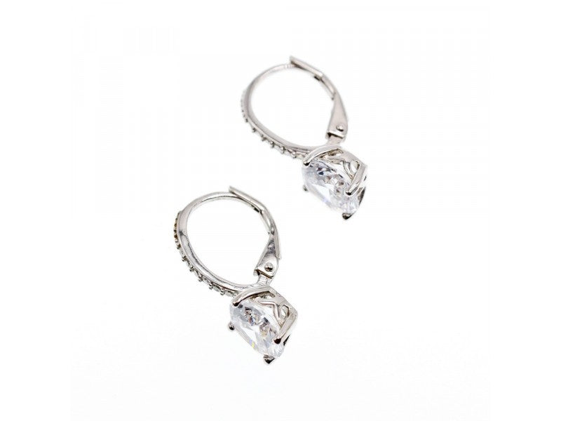 925 Sterling Silver CZ Earrings