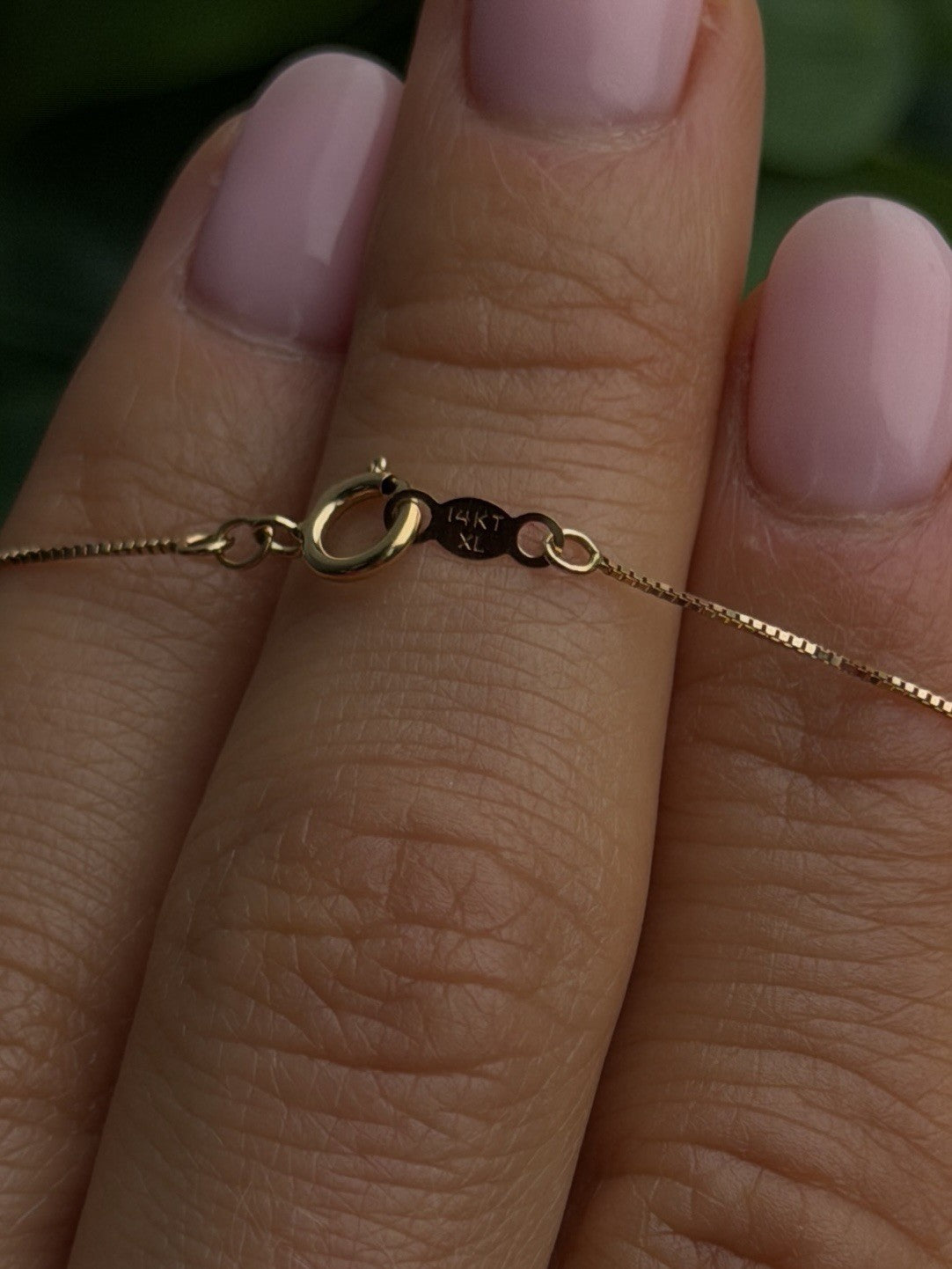 Elegant 14K Yellow Gold Diamond Necklace Length 18 inch