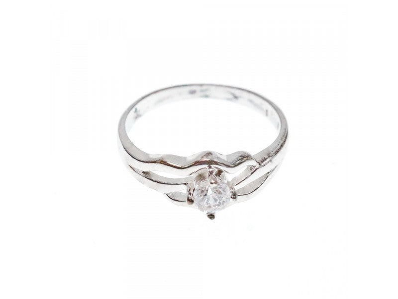 925 Sterling Silver CZ Ring Size 7