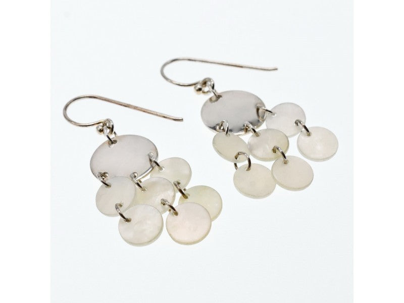 925 Sterling Silver Mother OF Pearl Earrings
