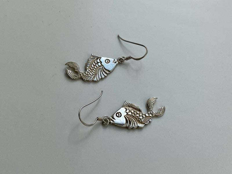 925 Sterling Silver "Fishes" Earrings