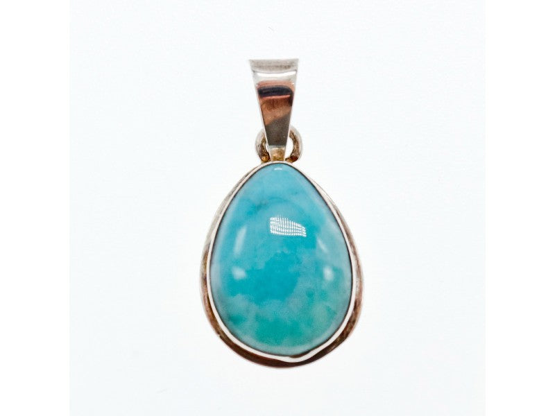 925 Sterling Silver Larimar Pendant