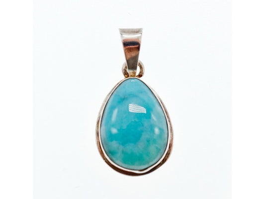 925 Sterling Silver Larimar Pendant