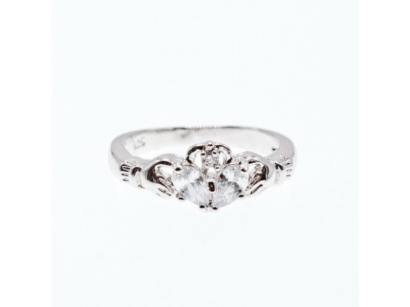 925 Sterling Silver CZ "Love" Ring Size 6.5