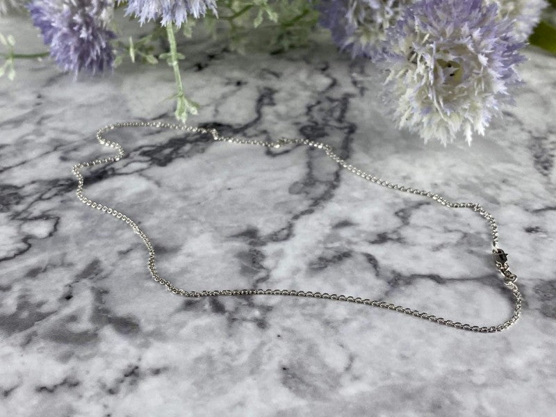 14 White Gold Chain 16.1 In