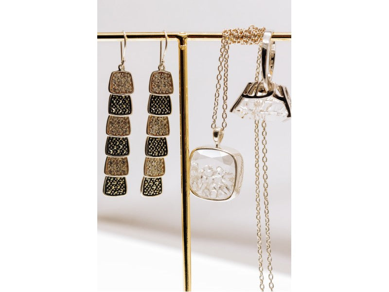 925 Sterling Silver CZ Chain With Pendant