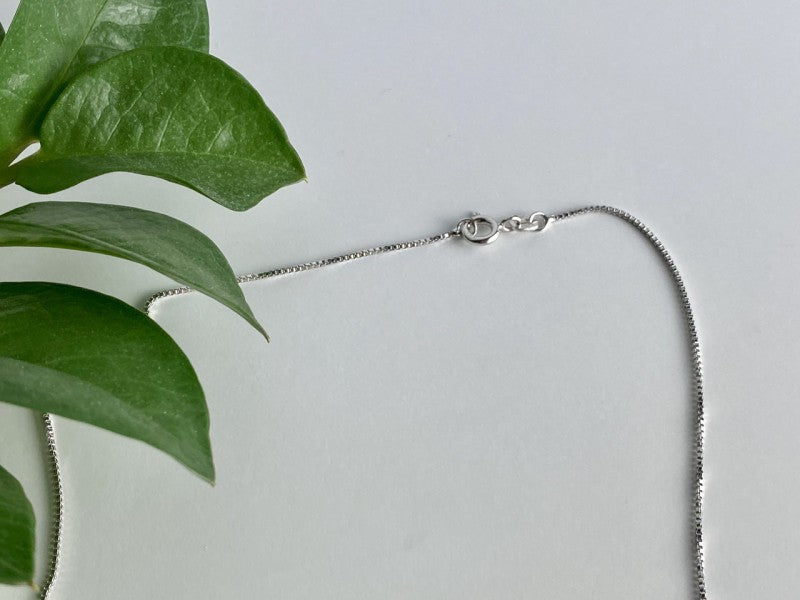 925 Sterling Silver Sapphire "Heart" Chain With Pendant