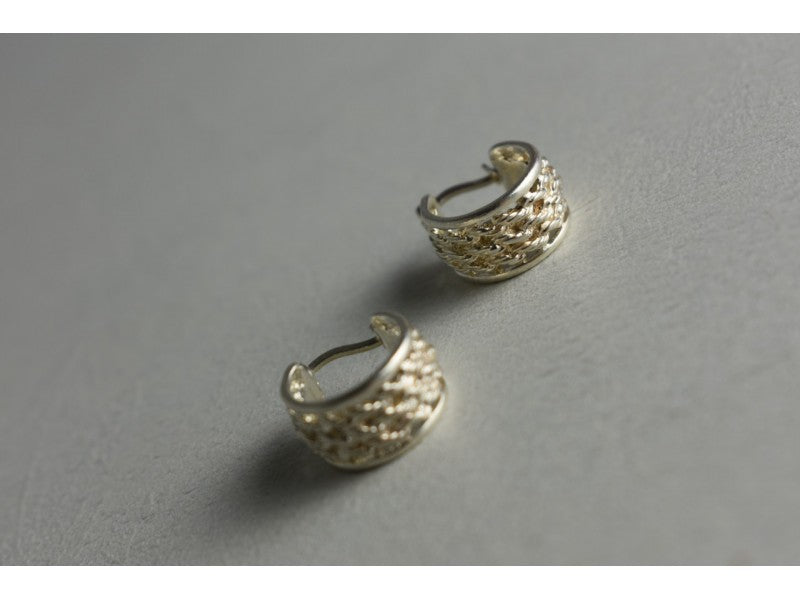 925 Sterling Silver Openwork Earrings