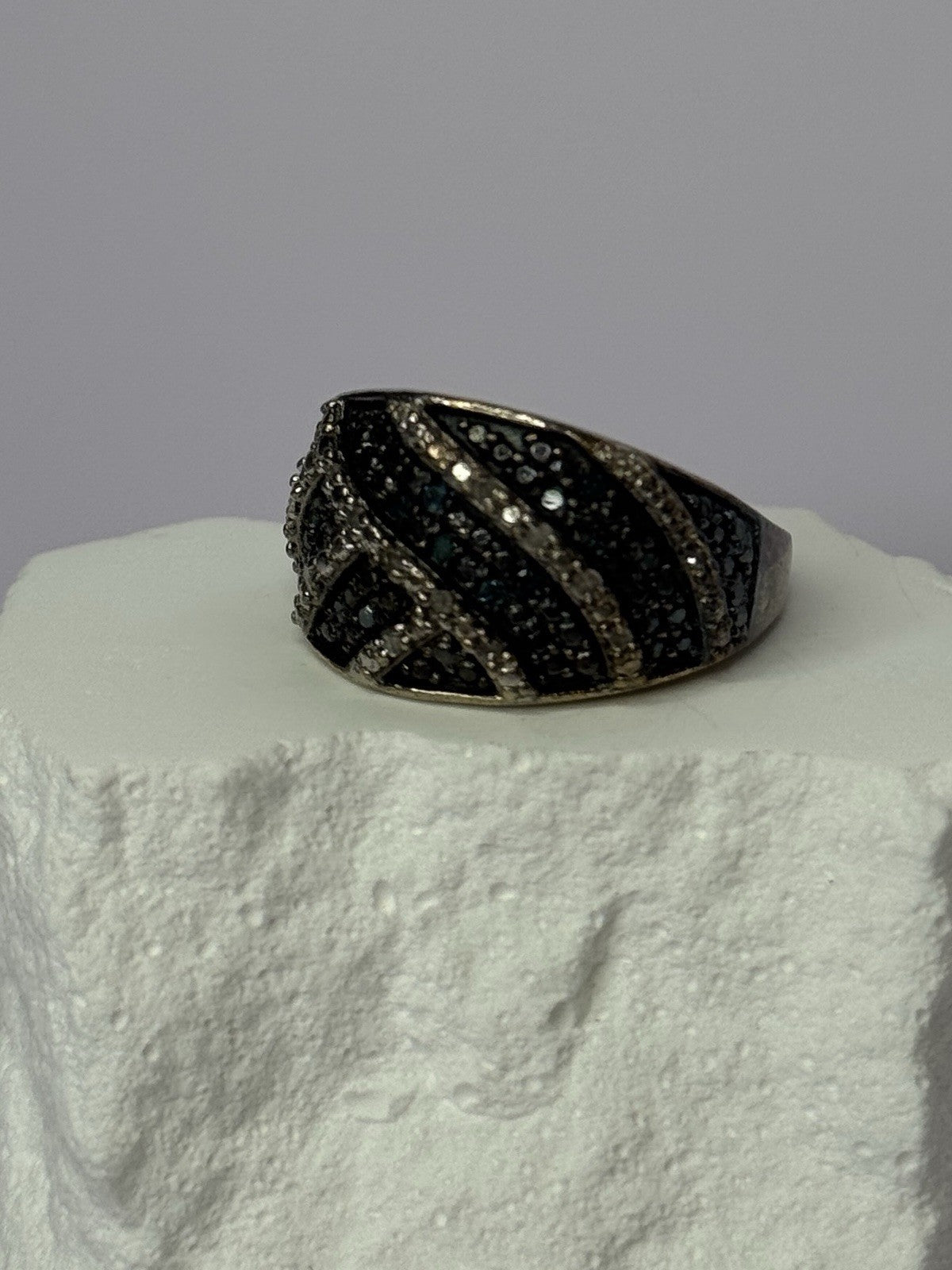 925 Sterling Silver Spinel Ring Size 6