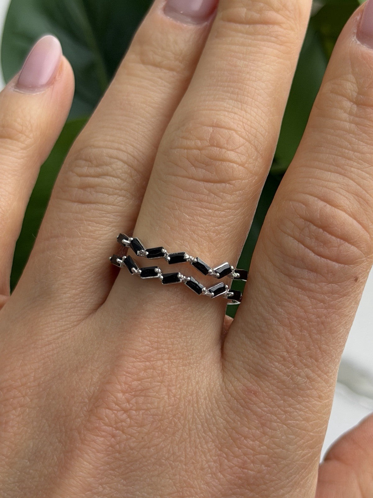 Bomb Party 925 Sterling Silver Tourmaline Ring Size 10