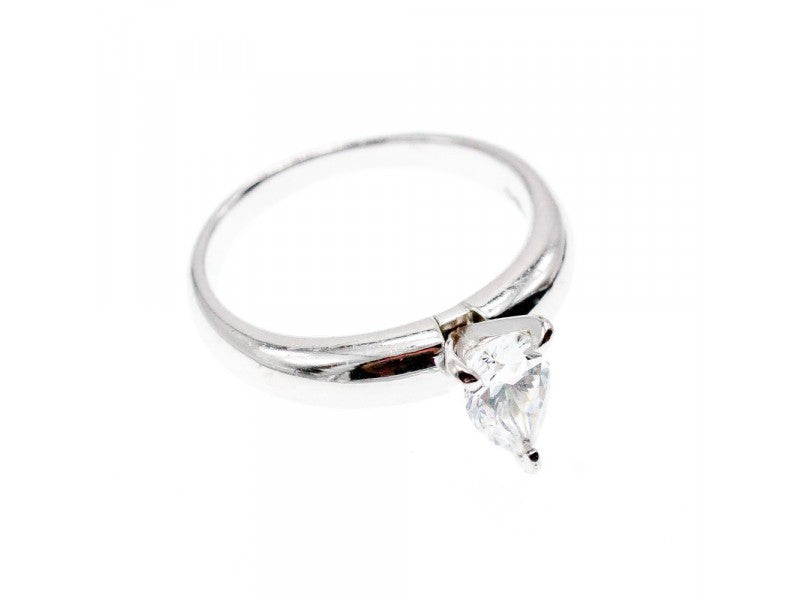 925 Sterling Silver CZ "Drop" Ring Size 7