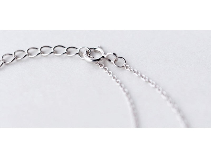 925 Sterling Silver "Moon" Chain With Pendant