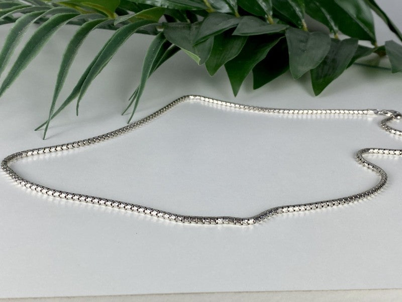 925 Sterling Silver Chain Italy Milor 23.6 in