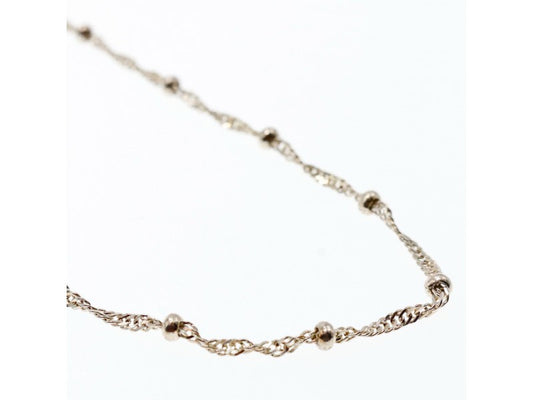 925 Sterling Silver Necklace Italy 29.9 in