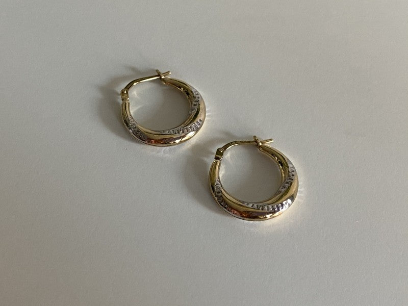 925 Sterling Silver Gold Plated (10K) Earrings