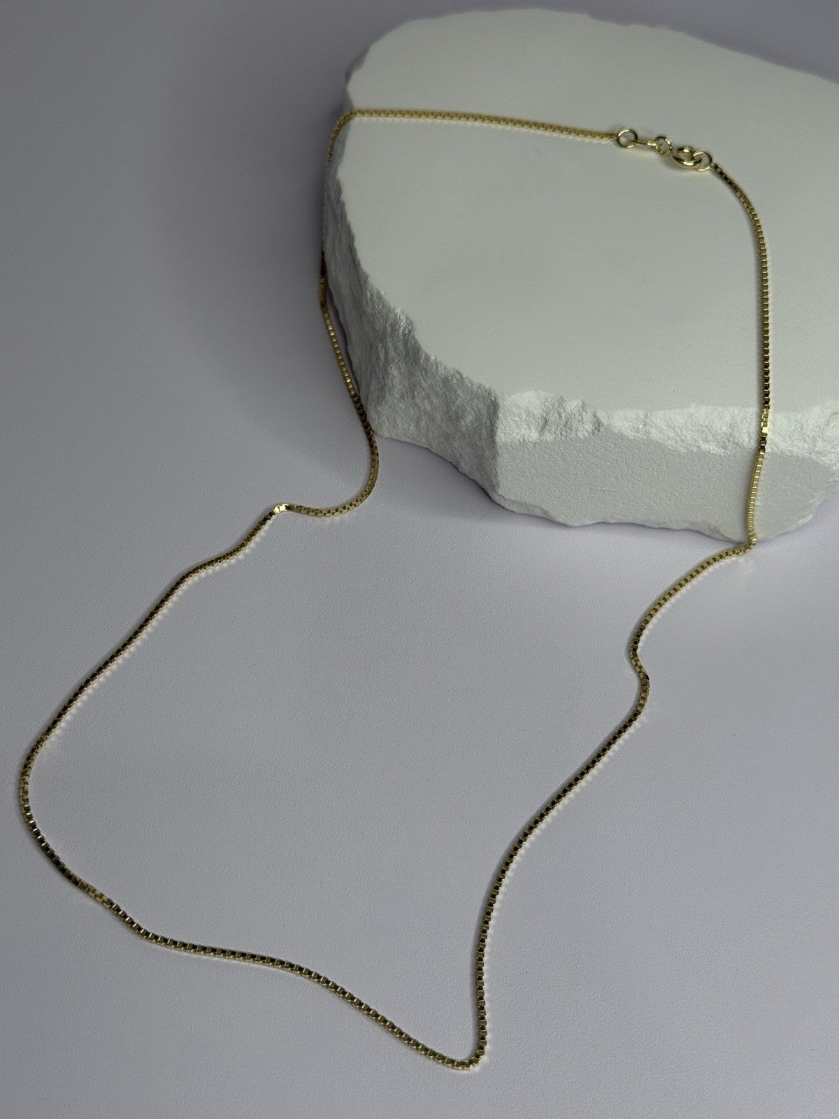 925 Sterling Silver Gold Plated Chain Length 18 Inch