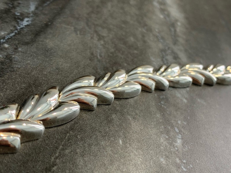 Vintage 925 Sterling Silver Bracelet Italy Milor