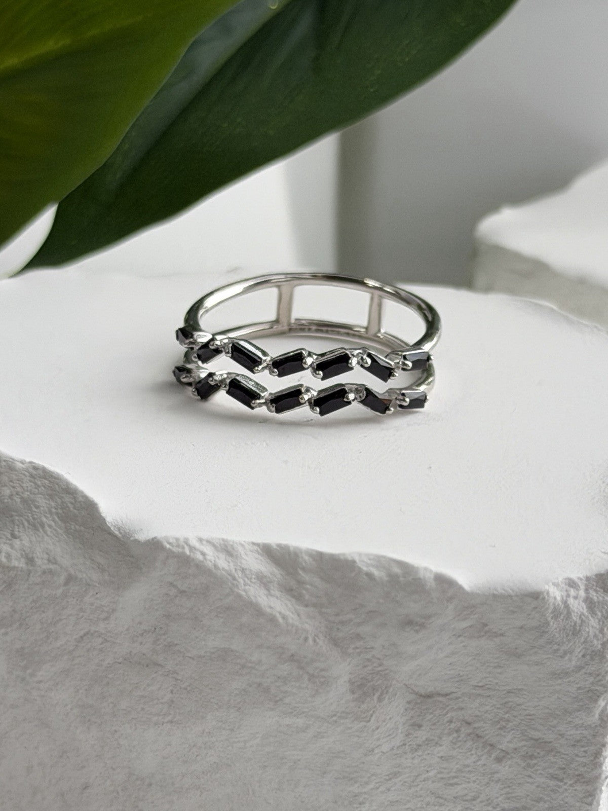 Bomb Party 925 Sterling Silver Tourmaline Ring Size 10