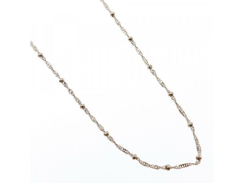 925 Sterling Silver Necklace Italy 29.9 in