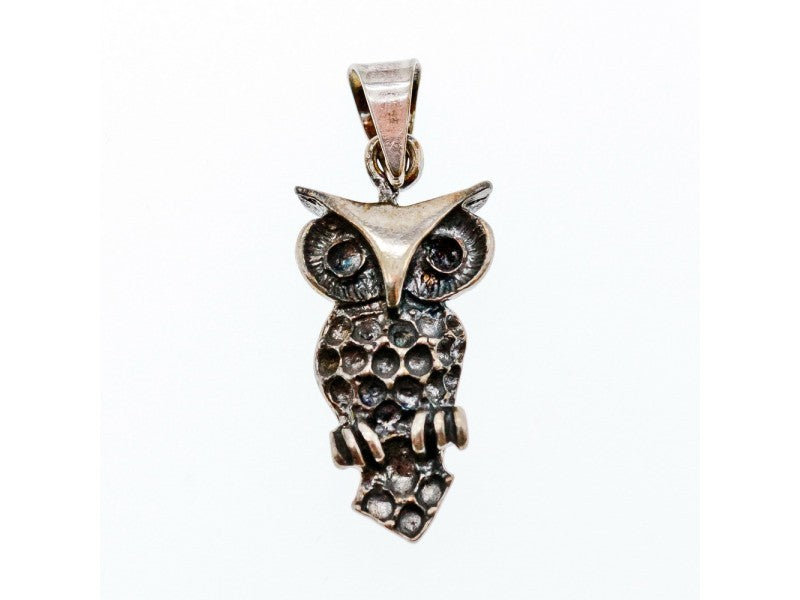 925 Sterling Silver "Owl" Pendant