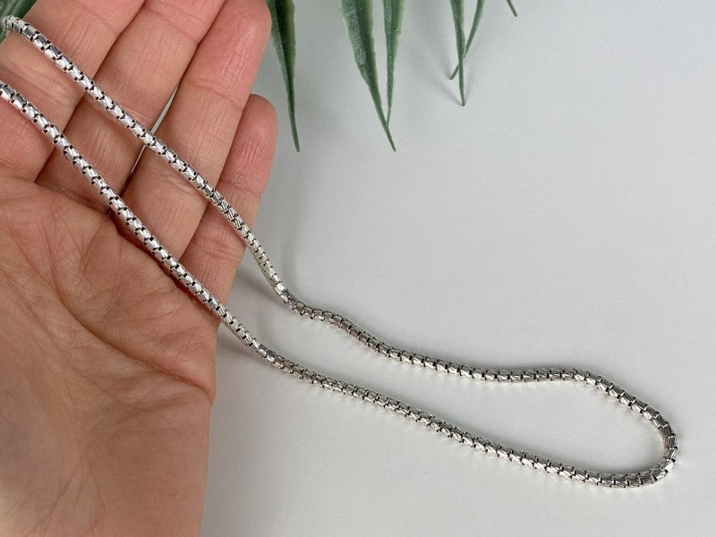 925 Sterling Silver Chain Italy Milor 23.6 in