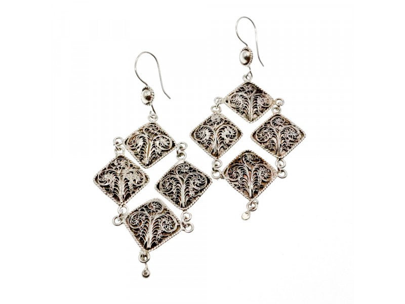 Vintage 925 Sterling Silver Earrings