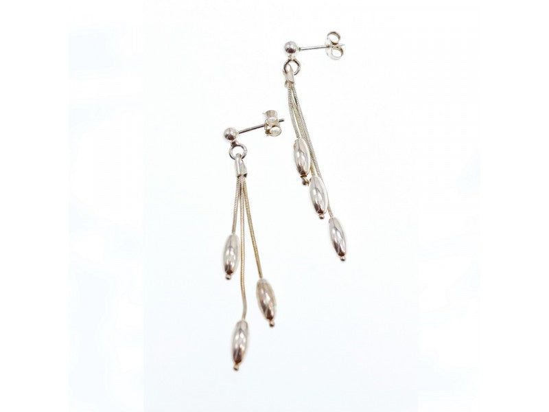 925 Sterling Silver Earrings Italy