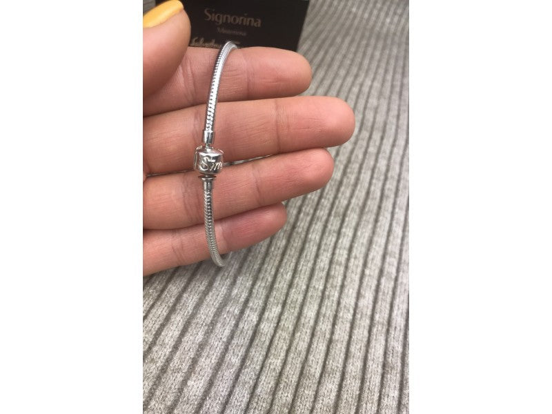 Reflections 925 Sterling Silver SimStars Clasp Bracelet (original)