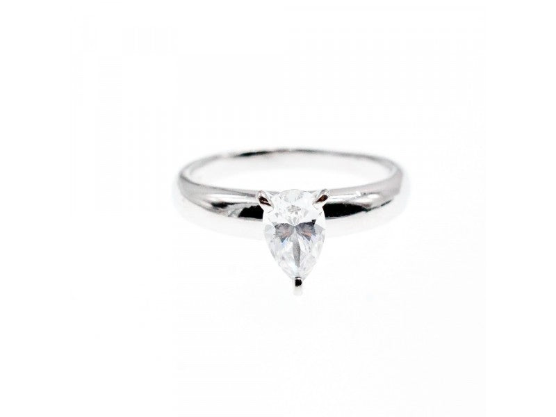 925 Sterling Silver CZ "Drop" Ring Size 7