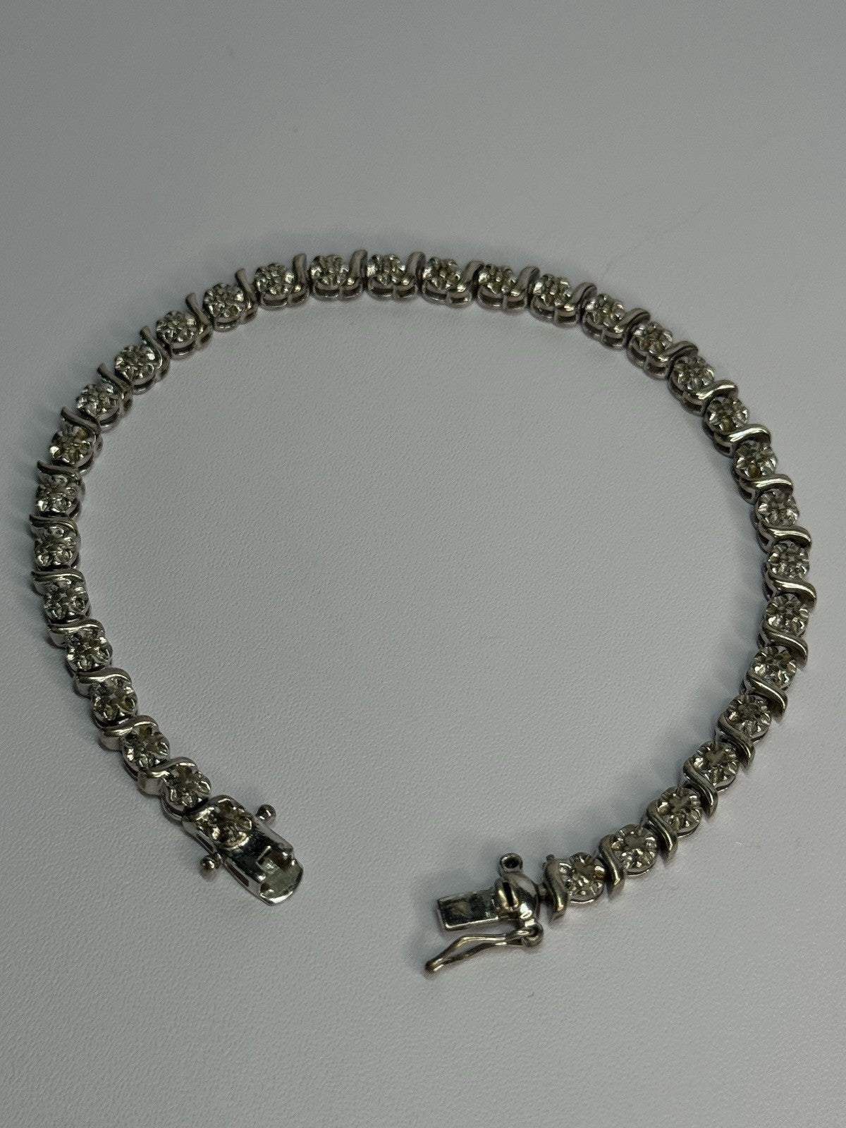 925 Sterling Silver Bracelet Length 7.5 Inch
