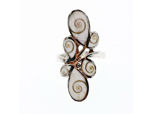 Vintage 925 Sterling Silver Jasper Ring Size 6.5