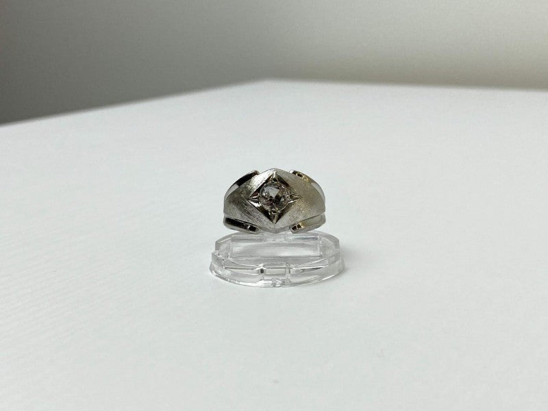 925 Sterling Silver CZ Ring Size 10