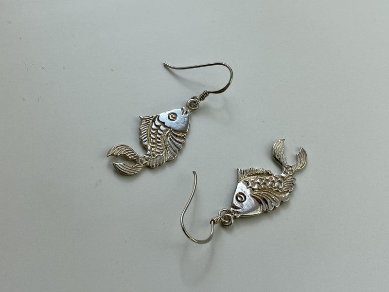 925 Sterling Silver "Fishes" Earrings