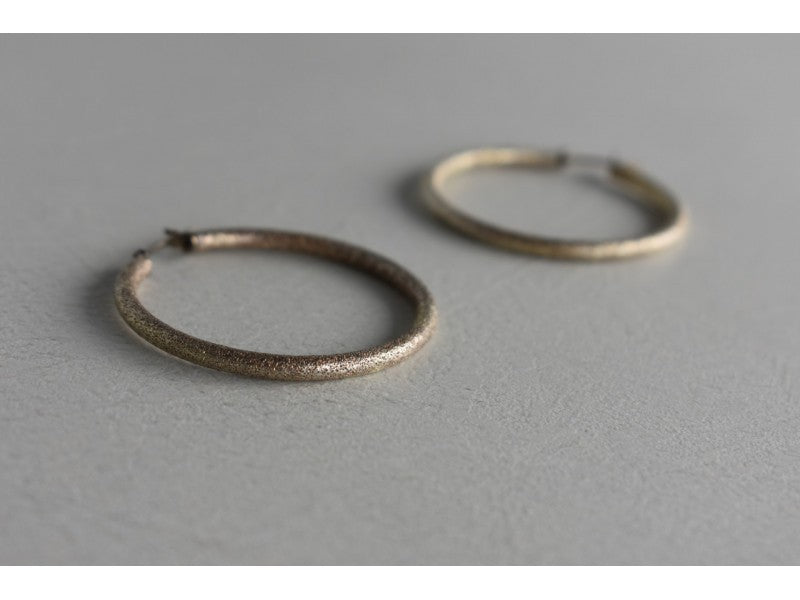925 Sterling Silver Hoop Earrings Italy