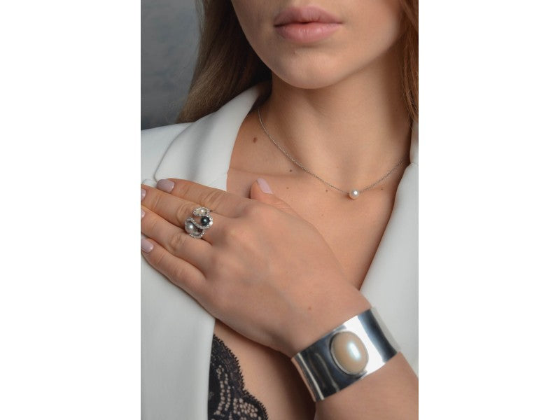 925 Sterling Silver Mother of Pearl Bracelet