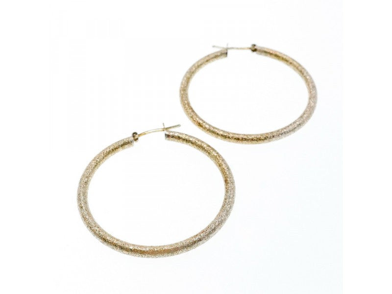 925 Sterling Silver Hoop Earrings Italy