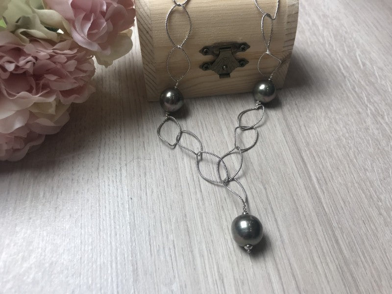 925 Sterling Silver Necklace Italy