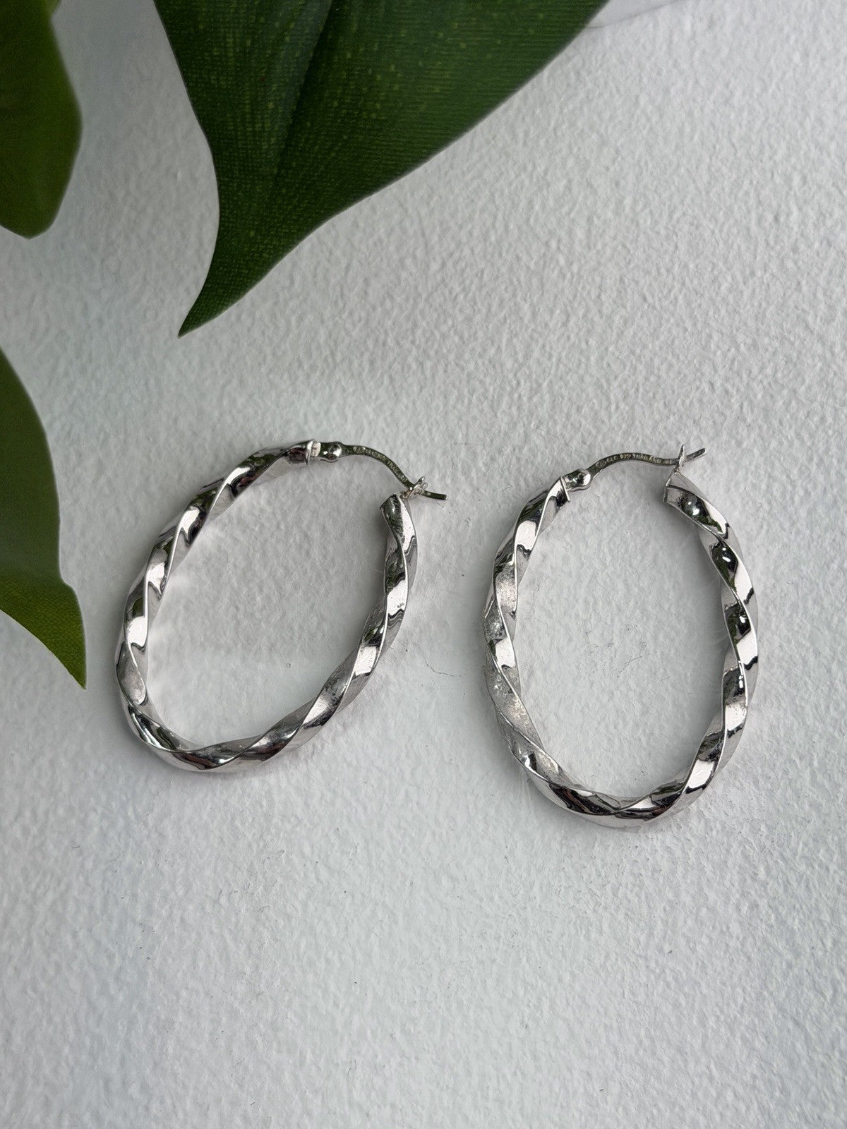 Lovely Design 925 Sterling Silver Earrings