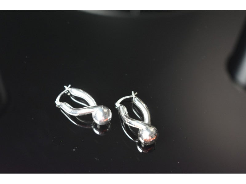 925 Sterling Silver Earrings Italy