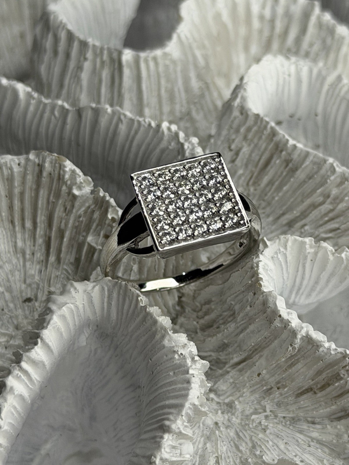 BBJ 925 Sterling Silver Cz Ring Size 10