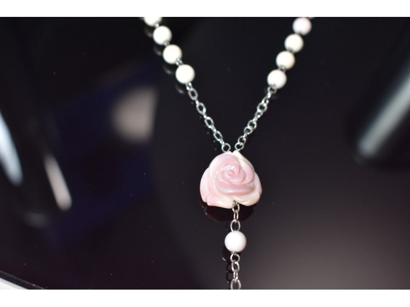 925 Sterling Silver Corals Necklace