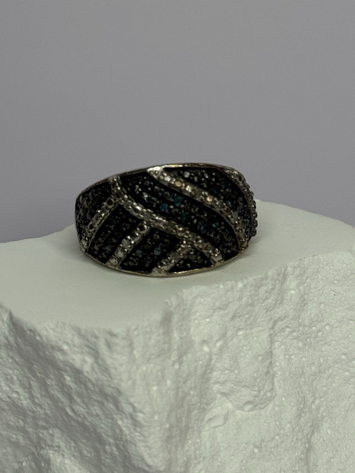 925 Sterling Silver Spinel Ring Size 6
