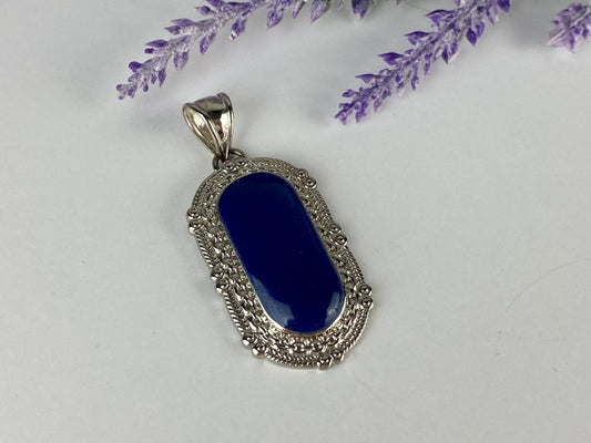Pendant With Blue Agate