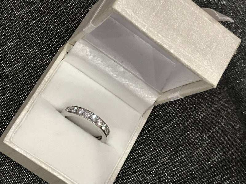 925 Sterling Silver CZ Ring Size 6.5