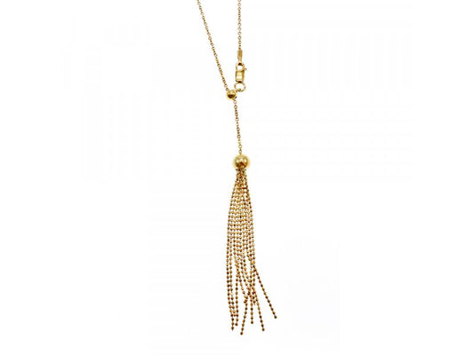 925 Sterling Silver Gold Plated Necklace - Chain  Italy