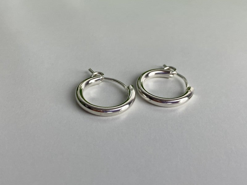 925 Sterling Silver Hoops Earrings