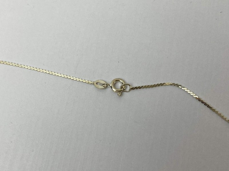 925 Sterling Silver CZ Chain With Pendant 925 Italy
