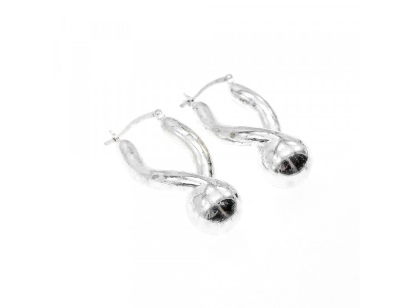 925 Sterling Silver Earrings Italy