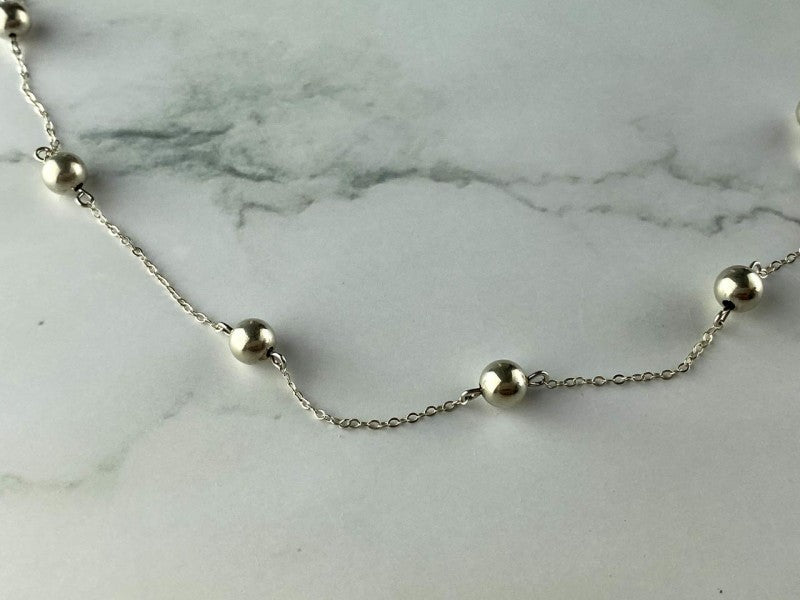 925 Sterling Silver Necklace Italy